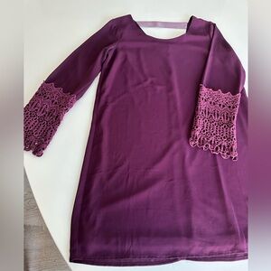 Charming Charlie Deep Purple Dress